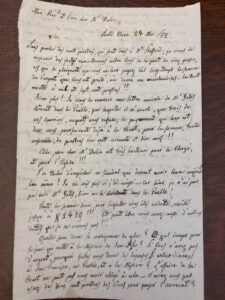 Draft of Letter by Father John Nobili